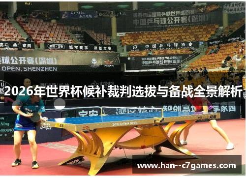 2026年世界杯候补裁判选拔与备战全景解析